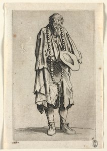 Die Bettler: Bettler mit Rosenkranz