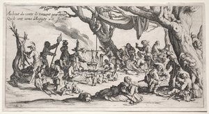 Die Bohemiens: Der Rastplatz: Das Fest der Bohemiens, um 1621-1625