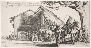 Die Bohémiens: Der Rastplatz: Die Wahrsagerin von Jacques Callot