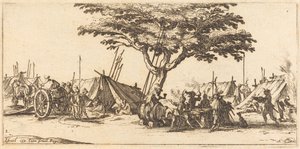 Das Lager, ca. 1633 von Jacques Callot