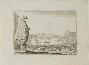 Die Wagenrennen in Santa Maria, aus Die Launen von Jacques Callot