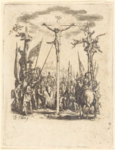 Die Kreuzigung, ca. 1624-1625 von Jacques Callot