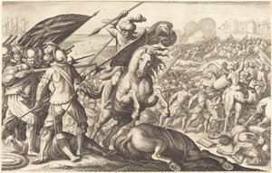 Die Niederlage der türkischen Kavallerie von Jacques Callot