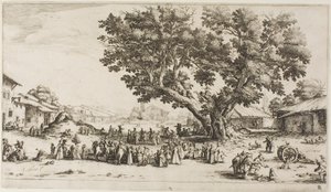Der Jahrmarkt in Gondreville von Jacques Callot