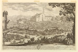 Der Jahrmarkt in Impruneta von Jacques Callot