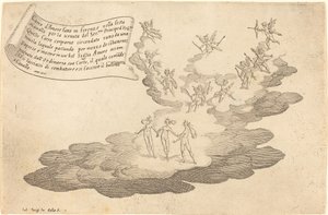 Das Floß der Liebe, 1616 von Jacques Callot