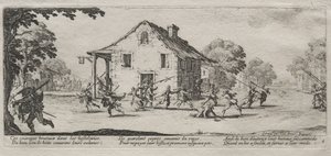 Die großen Elendnisse des Krieges: Plünderung, 1633