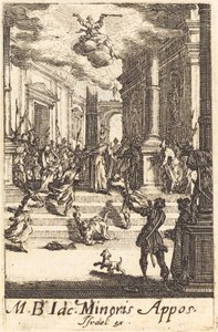 Das Martyrium des Heiligen Jakobus Minor, um 1634-1635 von Jacques Callot