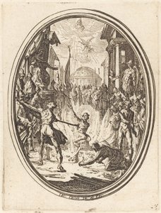 Das Martyrium des Heiligen Laurentius von Jacques Callot