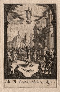 Das Martyrium der Apostel: St. Jakobus der Ältere von Jacques Callot