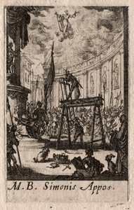 Das Martyrium der Apostel: St. Simon