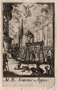 Das Martyrium der Apostel: St. Simon