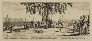 Die Leiden des Krieges, Nr. 11. Der Galgen, 1633