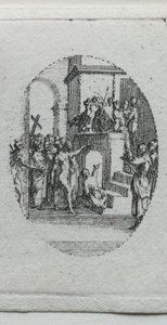 Die Geheimnisse der Passion: Christus dem Volk präsentiert von Jacques Callot