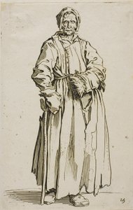 Die einäugige Frau, Platte fünfzehn aus Die Bettler von Jacques Callot