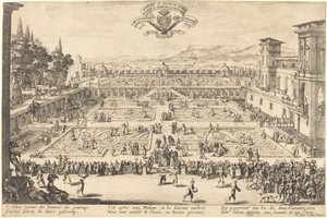 Die Palastgärten von Nancy von Jacques Callot