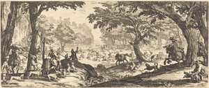Die Hirschjagd von Jacques Callot
