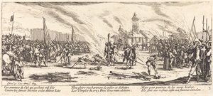 Der Pfahl, ca. 1633 von Jacques Callot
