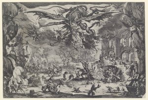 Die Versuchung des heiligen Antonius von Jacques Callot