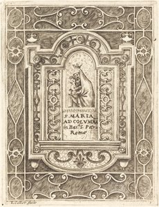 Die Jungfrau an der Säule von Jacques Callot