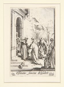 Die Heimsuchung, Nr. 6, aus Das Leben der Jungfrau von Jacques Callot