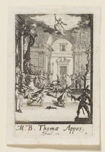 Thomas der Apostel (Thomas Appos.) von Jacques Callot