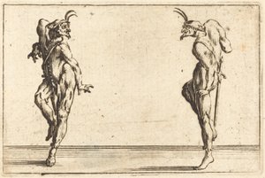 Zwei Pantalons tanzen