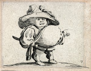 Varie Figure Gobbi von Jacques Callot