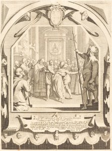 Die Besessenen von Jacques Callot after Andrea Boscoli