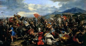 Die Schlacht von Gaugamela im Jahr 331 v. Chr.
