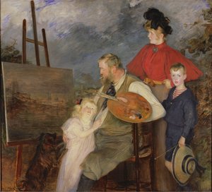 Der Maler Thaulow und seine Kinder, oder Die Familie Thaulow, 1895