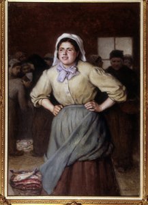 La cancalaise - Gemälde von Jacques Eugene Feyen (1815-1908) von Jacques Eugene Feyen