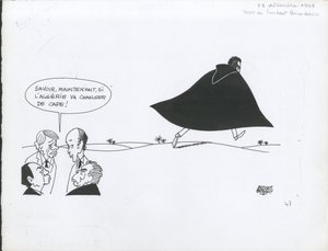 Le Figaro, Satirique en N & B von Jacques Faizant