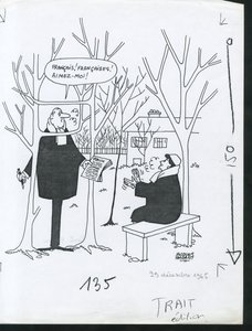 Paris-Presse, Satirisch in N & B von Jacques Faizant