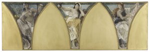 Skizze für das Pariser Rathaus: Languedoc. Gascogne. Lyonnais, ca. 1888