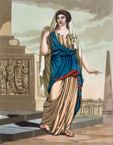 Bürgerin des antiken Rom, veröffentlicht 1796 von Jacques Grasset de Saint Sauveur