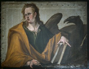 Johannes der Evangelist, 1588 von Jacques II de Gheyn