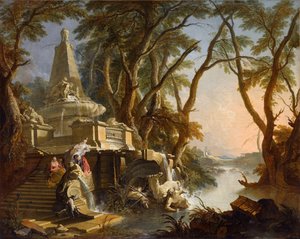 Imaginäre Landschaft: Der Fluss