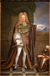 Ganzkörperporträt des Marschalls von Tesse (René Mans, Graf von Tesse)