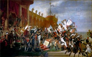 Der Eid der Armee auf den Kaiser nach der Verteilung der Adler, 5. Dezember 1804