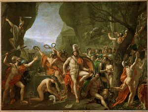 Leonidas bei den Thermopylen