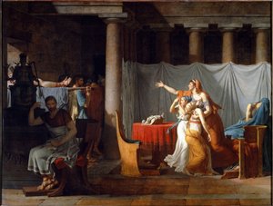 Die Liktoren bringen Brutus die Leichen seiner Söhne von Jacques Louis David