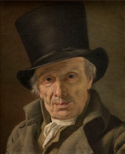 Mann mit Hut von Jacques Louis David