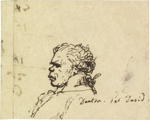 Porträt von Georges Jacques Danton 1759-1794