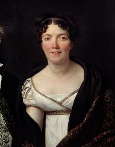 Porträt von Madame Mongez (Detail)