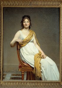 Porträt von Madame Raymond Verninac (1780-1827) Schwester von Eugene Delacroix