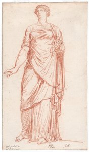 Statue der Flora von vorne gesehen, im Palazzo Giustiniani, Rom