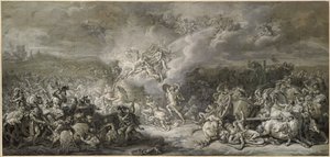 Der Kampf des Diomedes, 1776 von Jacques Louis David