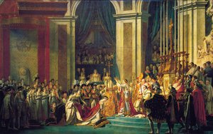 Die Krönung Napoleons in Notre-Dame de Paris am 2. Dezember 1804, 1807