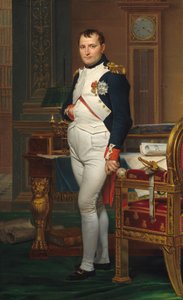 Der Kaiser Napoleon in seinem Arbeitszimmer in den Tuilerien von Jacques Louis David